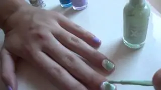 Easy Nail Tutorial For Beginners! Staircase Nails =)