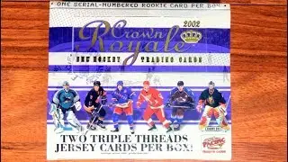 I PULLED HIS ROOKIE!!! -  01/02 Pacific Crown Royale Hockey Hobby Box Break