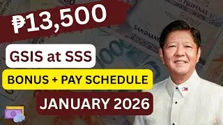 🟢 BREAKING: SSS at GSIS Pensioners Makakatanggap ng ₱13,500 Bonus + January 2026 Payout Schedule!