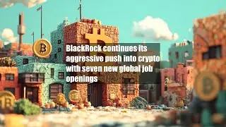 Компания BlackRock продолжает активно осваивать криптовалютный рынок, открыв семь новых вакансий ...