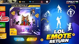 Lol emote return confirm date 🥳💥 | Classic jazz pant return | Ff upcoming event | Ff new event today