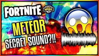 *OMG* METEOR DESTROYING TILTED TOWERS TODAY! SECRET SOUNDS FROM METEOR CRASH! (TILTED TOWERS METEOR)
