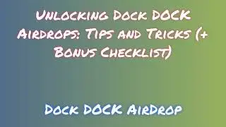 Grab Dock DOCK Airdrop for Free |  Discover Dock DOCK Airdrop Exchange Options