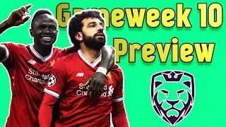 Gameweek 10 Preview ⚽ FPL 2018/2019