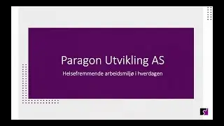 Helsefremmende arbeidsplasser