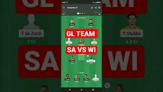 SA VS WI 100%