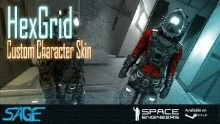 Space Engineers, HexGrid camo, Character Skin (Mod)