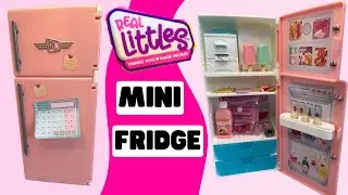 REAL LITTLES  Desktop Caddies MINI FRIDGE. Does it fit Barbie dolls? Unboxing & Review