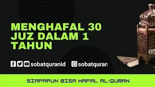 MENGHAFAL 30 JUZ DALAM 1 TAHUN, BISA?