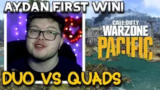 *NEW* WARZONE Aydan Pacific First Win!! / Duo VS Quads Amazing Win Gameplay!!
