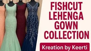 ✨ “Fishcut Gown Collection 2025 | Stylish Designer Lehenga Gowns for Brides & Functions”