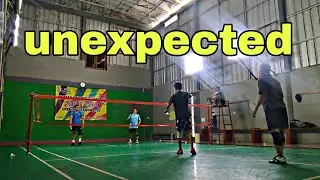 game carrying with veterans #badminton #viral 