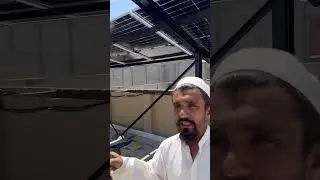 10KW elevated structure and concrete blocks #solar #solarpanel #electric #inverter
