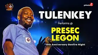 Tulenkey performs at PRESEC Legon during the Odadeɛ Torch and Bonfire Night 10th Anniversary!