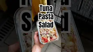 High Protein Tuna Pasta Salad #lowcalorie #recipe #highprotein #easyrecipes