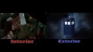 Doctor Who - Space and Time Interior and Exterior Side By Side