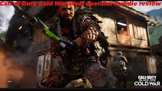 Call of Duty Cold War Wolf operator bundle review