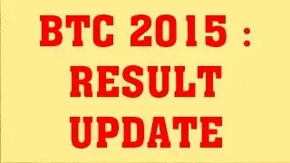 BTC 2015 : RESULT