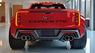 Первый взгляд на пикап Corvette 2026 года &mdash; новый мощный грузовик от Chevrolet!
