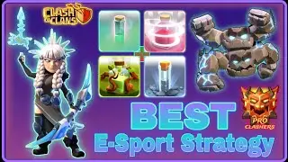 Most Strongest Strategy Ever. Work On Hardest (E-Sport) Mode. Meteor Golem+RC Charge Combo. Army 👇