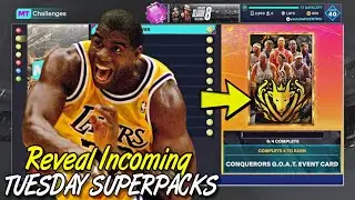 NEW GOAT REVEAL INCOMING! Tuesday Superpacks | NBA 2k25 Myteam NEW Challenges for a Goat Piece