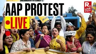 LIVE: AAP protest against Delhi CM Arvind Kejriwal's arrest, Live visuals from Patel Chowk