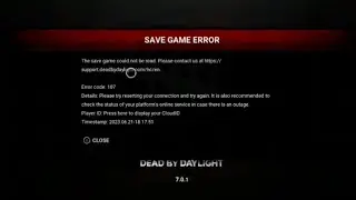 Save Game Error (Couldn't log in for hours)