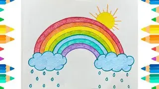 How to Color a Rainbow | Step by Step Tutorial for Kids |#howtodraw #howtocolor #coloringforkids #yt