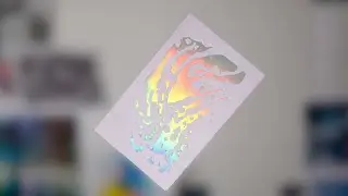 🧪⚗️ Creating ABSTRACT art with Marbling + Etching + Holographic Foil