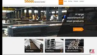 Steel Service Center PSD Template TMT | Free Template  Archie Timur