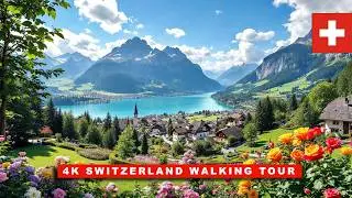 🇨🇭 Iseltwald, Switzerland 4K Walking Tour | Exploring One of the Most Beautiful Swiss Villages