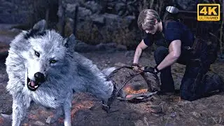 Leon saves the dog | RESIDENT EVIL 4 REMAKE