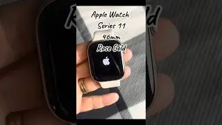 Unboxing & first look at Apple Watch series 11 46mm Rose Gold ✨