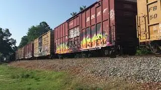 Norfolk Southern local P45, possibly now P47, MP 32, Z-line, 0934, Wed. 26 May 2021, Seneca, S.C.