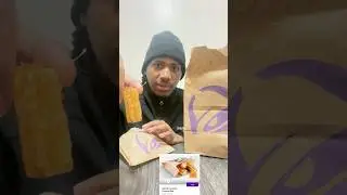 trying taco bell&rsquo;s new salted carmel churros 🔔#foodreview #fastfood #tacobell #newmenu