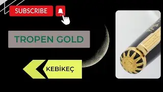 #reklam Tropen Gold Dolma Kalem / Fountain Pen (Alman Orta Sınıf Dolma Kalem)