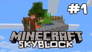 MY VERY OWN ISLAND - Minecraft Skyblock EP01 (Vintagebeef Skyblock Server)
