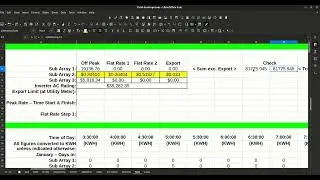 Solar Yield and billing Calculator