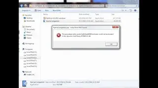 Entry Point Not Found Error  ---100 % Working Solution--- KSH Infotainment