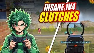INSANE 1v4 CLUTCH 😳🔥 Last Bullet Finish | OP BROYT | BGMI Clutch Highlights