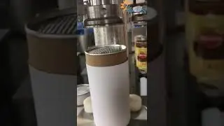 Semi automatic easy peels off lid crimping machine, manual paper tube seaming machine