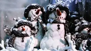 Background, holiday, snowmen free stock video  Free for use & download