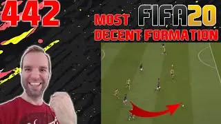 MOST DECENT FORMATION IN FIFA 20! 442 FORMATION, BEST TACTICS AND INSTRUCTIONS!