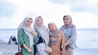 Potoin Cewek cantik Lagi Nongkrong Di Pantai Panjang Bengkulu