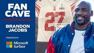 Brandon Jacobs Gives Exclusive Tour of His Fan Cave | New York Giants