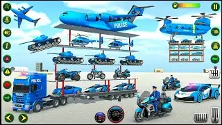 police plane transporter game||police plane transportr video