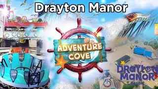 Drayton Manor Adventure Cove BEST RIDES | Bank Holiday