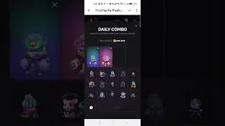 PIXEL TAP BY PIXELVERSE DAILY COMBO CARDS 6 October 2024 | PIXEL TAP Daily Rewards