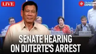 Rodrigo Duterte Senate Hearing LIVE | Senate Debates ICC Compliance & Arrest #trending #india #news