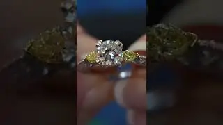 Three-Stone Platinum Engagement Ring
